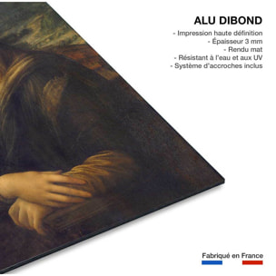 Tableau La joconde par Leonard De Vinci Tableau alu Dibond