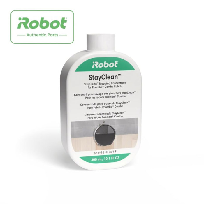 Détergent IROBOT pour aspirateur robot laveur - 300 mL