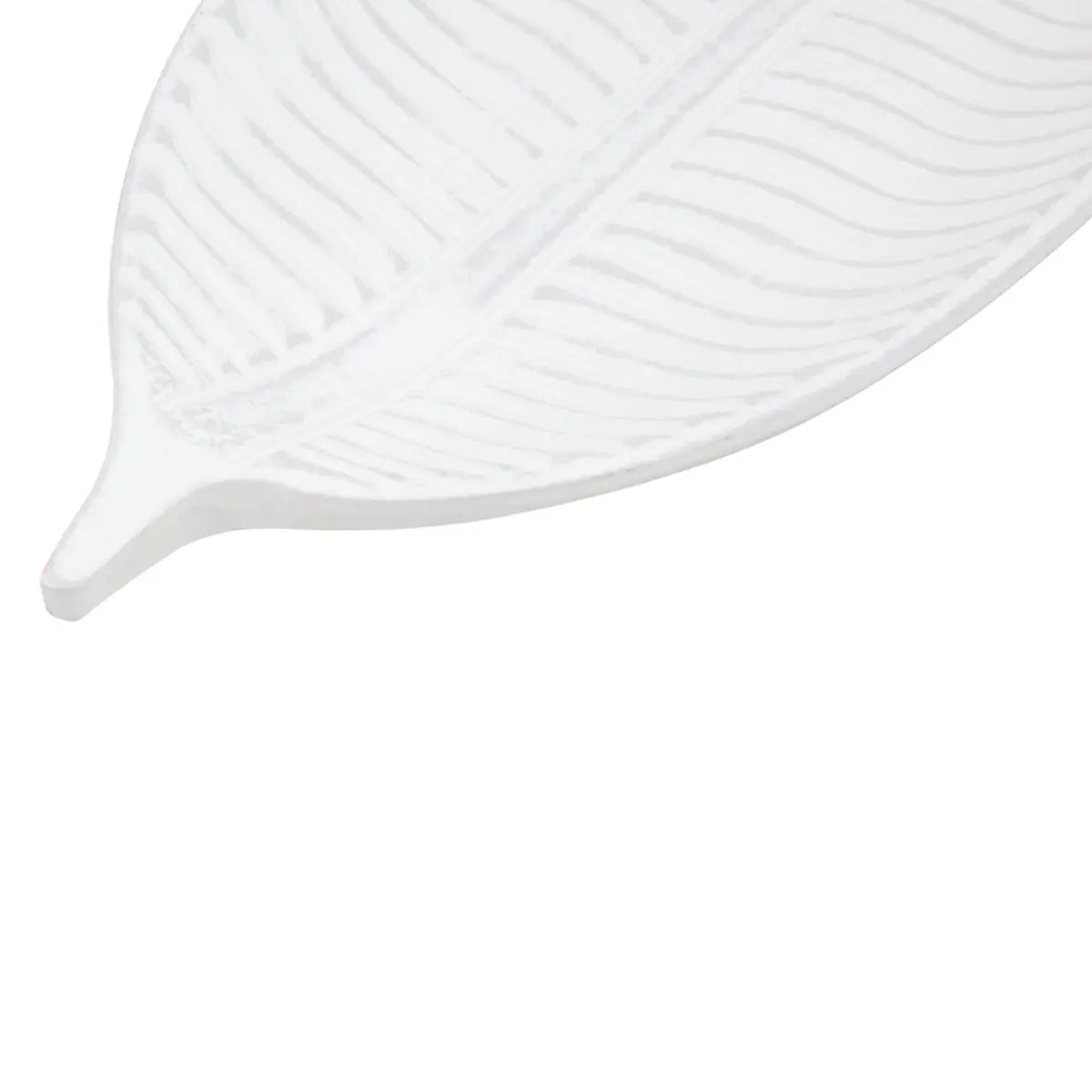 Vide-poche Maia oblong 22x59cm blanc