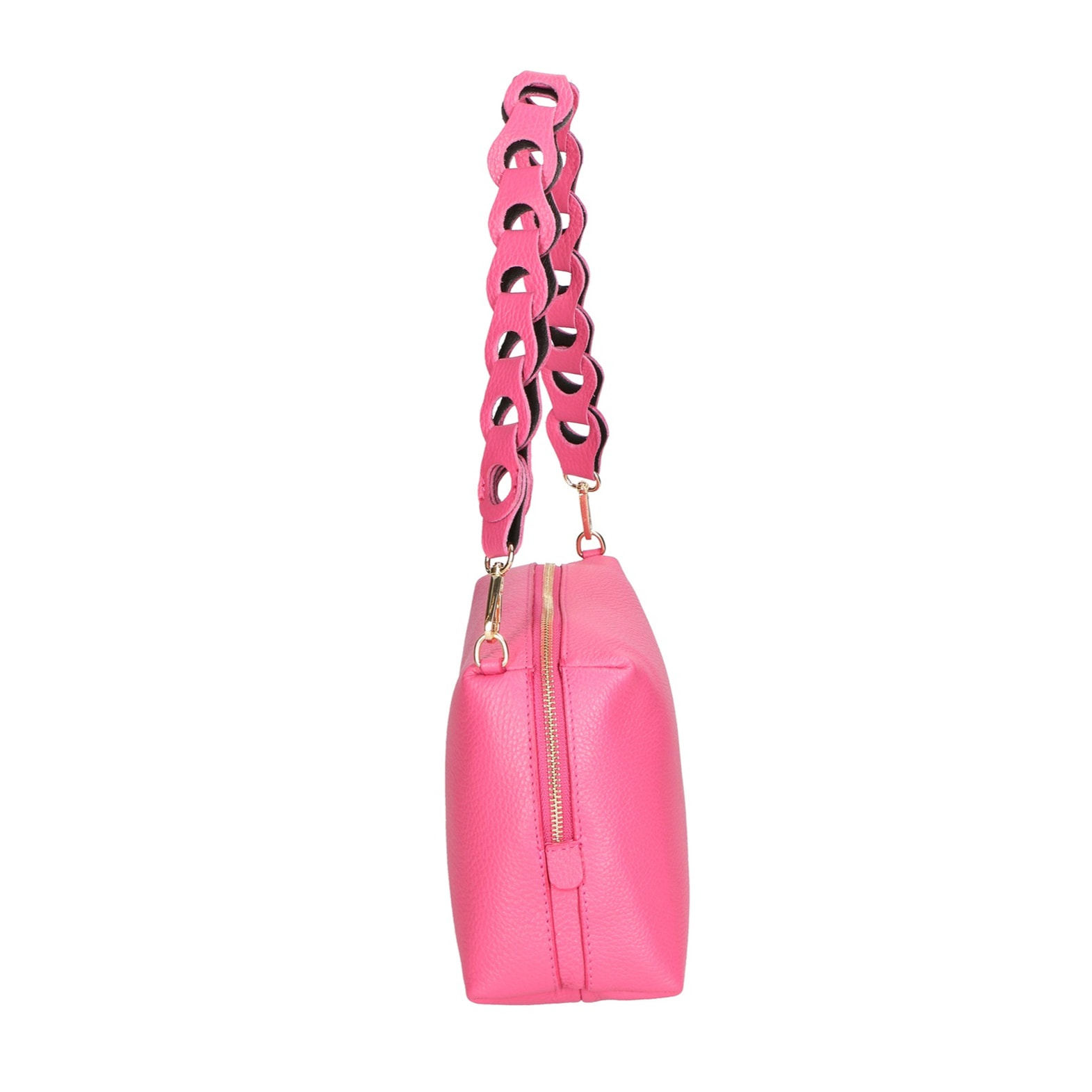 Borsa a spalla da donna - Modello Livia - Vera pelle - 26.0 x 16.0 x 9.0 cm