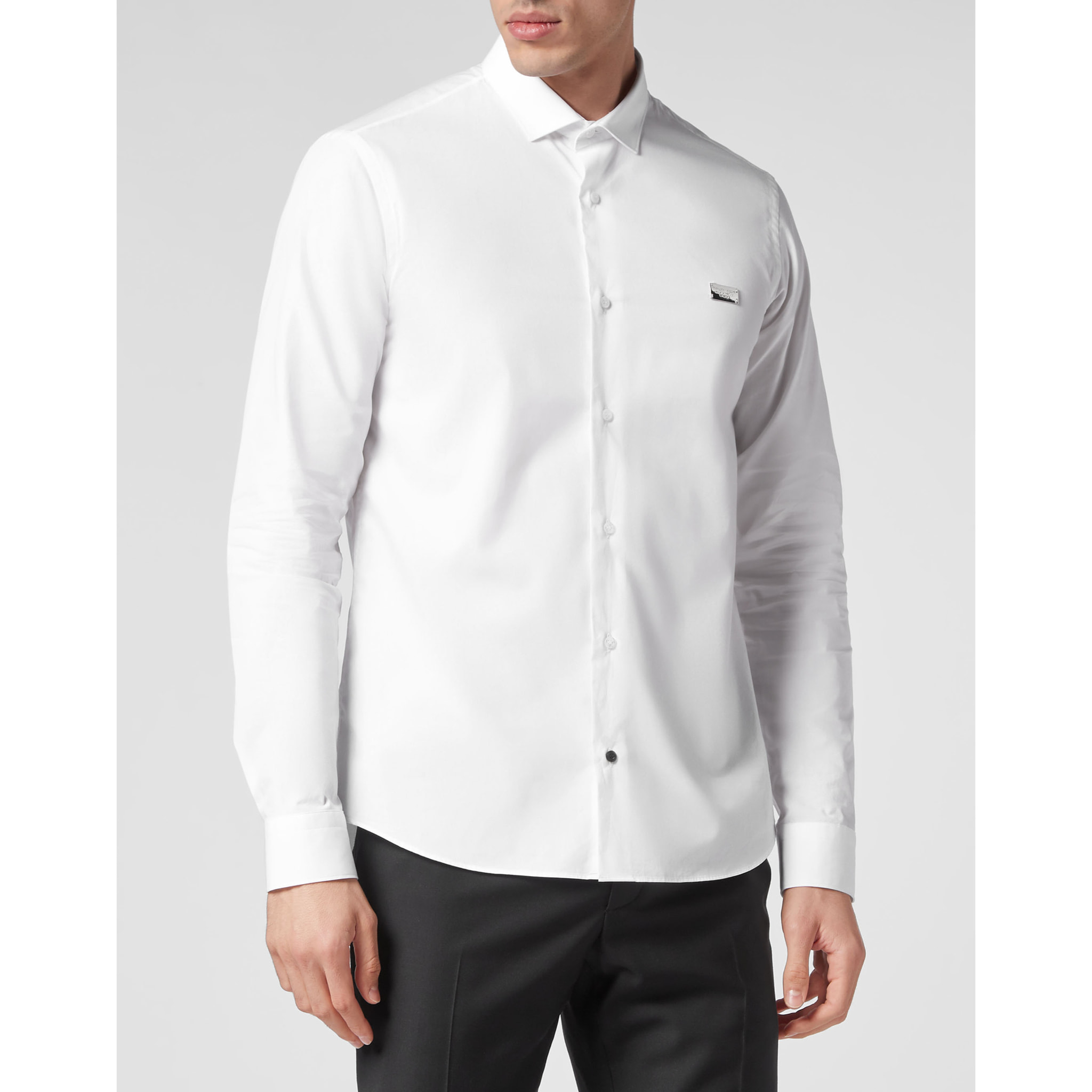 PHILIPP PLEIN Camicia dal taglio slim SNAKE
