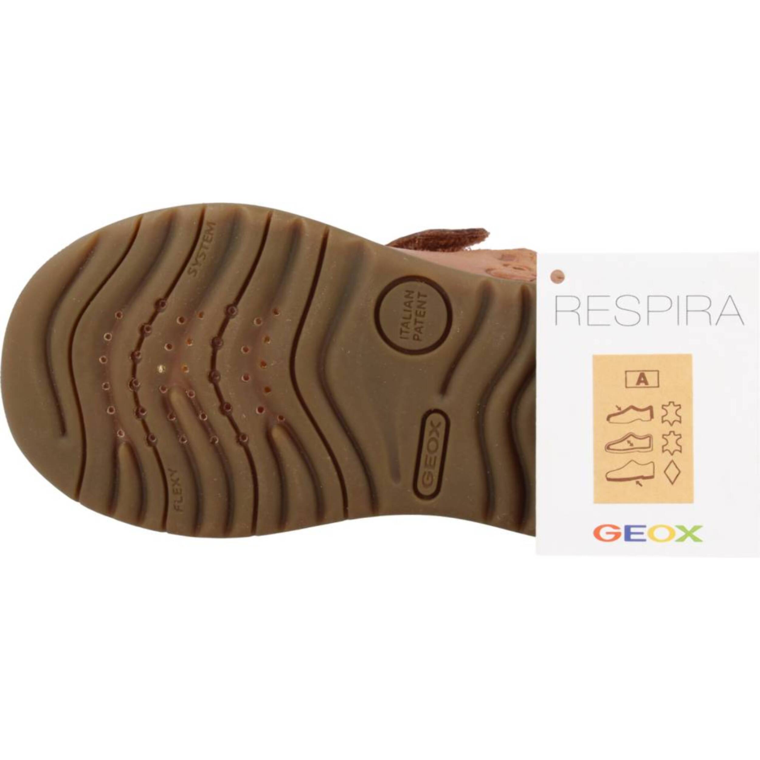 Zapatos Niño de la marca GEOX  modelo B MACCHIA BOY MARRON