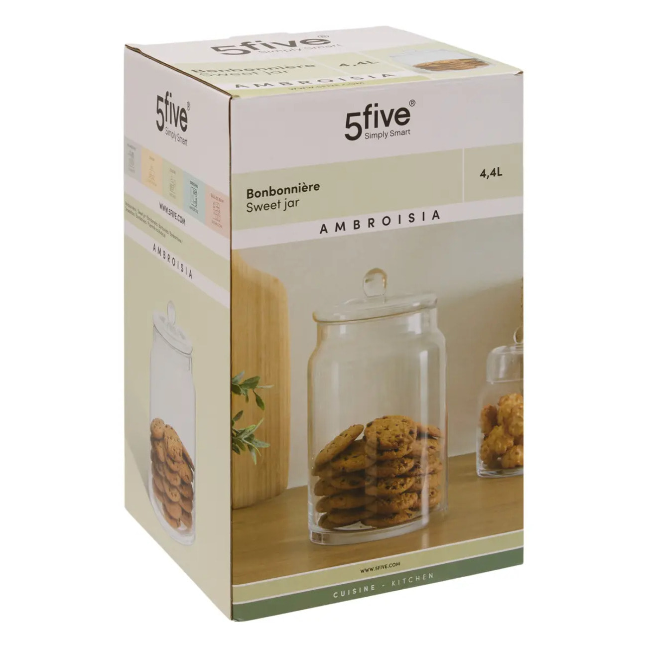 Bonbonnière Ambroisia ronde 4,4L transparent