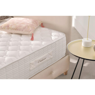 Matelas Royal Multizone - SupersoftFoam + fibres Biotherm - Epaisseur: +/- 27 cm, 1 place - Moonia