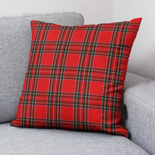 Housse de coussin velours Cuadro Escoces 50x50