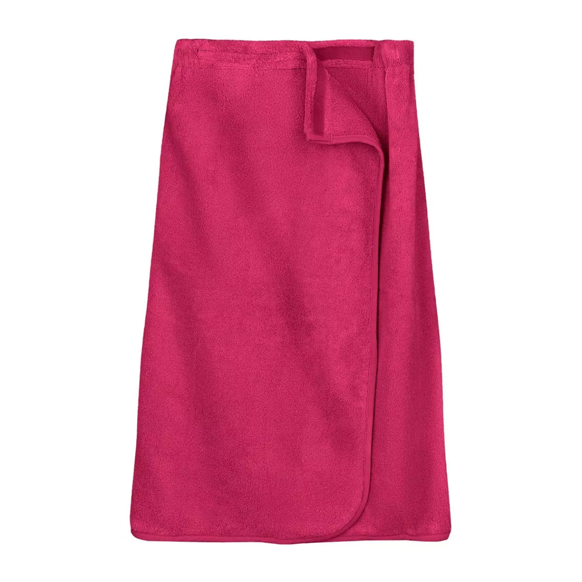 Pareo pur coton 420 g/m² uni rose Elea fuchsia