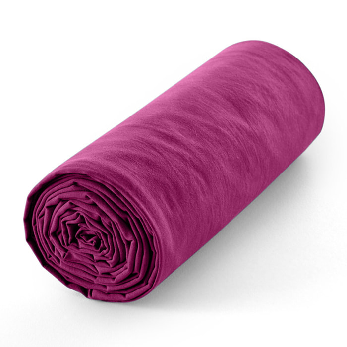 Drap housse "Prémium" - Couleur Magenta