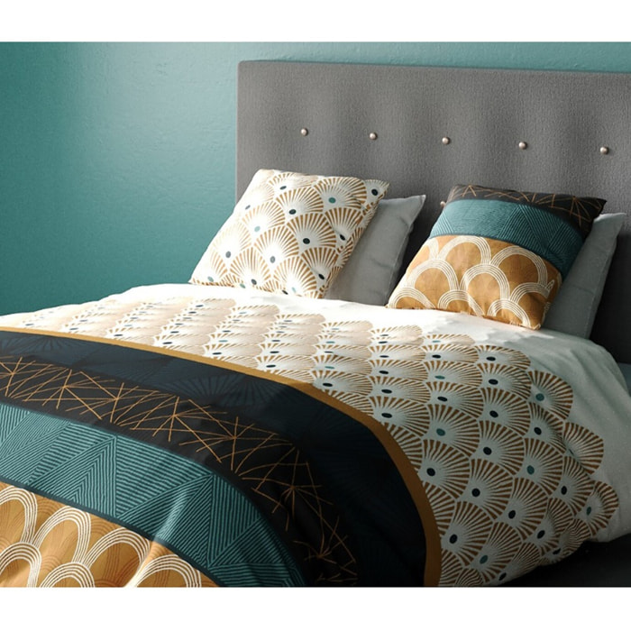 Parure Housse de Couette 3pcs  100% coton 57fils Banguii
