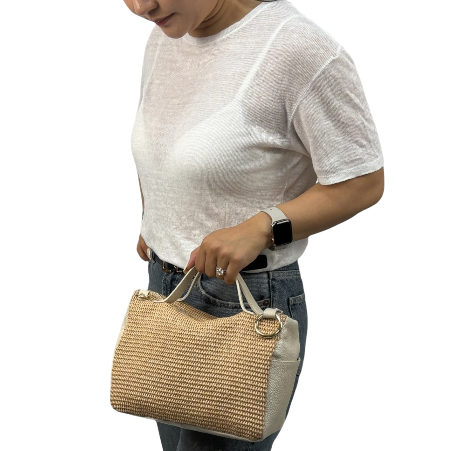 Borsa a mano Cheval Firenze Lipari Beige