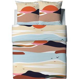 Parure Housse De Couette 3pcs 100% coton 47fils Safa