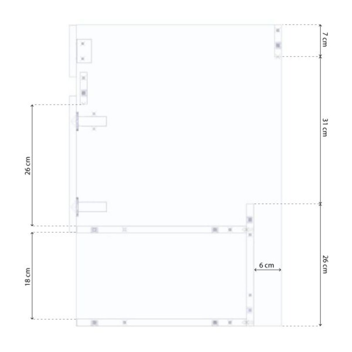 Pack de baño con lavabo de resina y columna Thai Plus Nordik