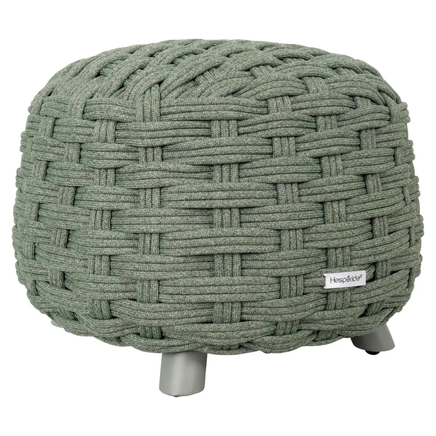 Pouf de jardin Obbae vert laurier