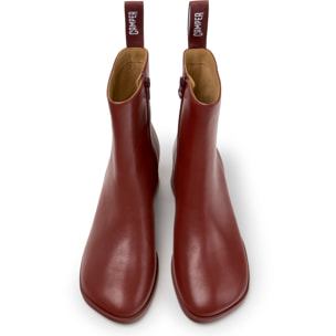 Botines - CAMPER Kora - Rojo - Piel lisa