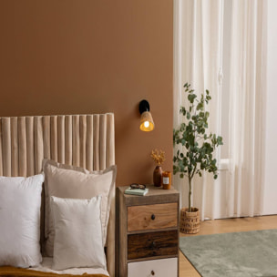 Applique murale/plafonnier Myha beige 10x10cm