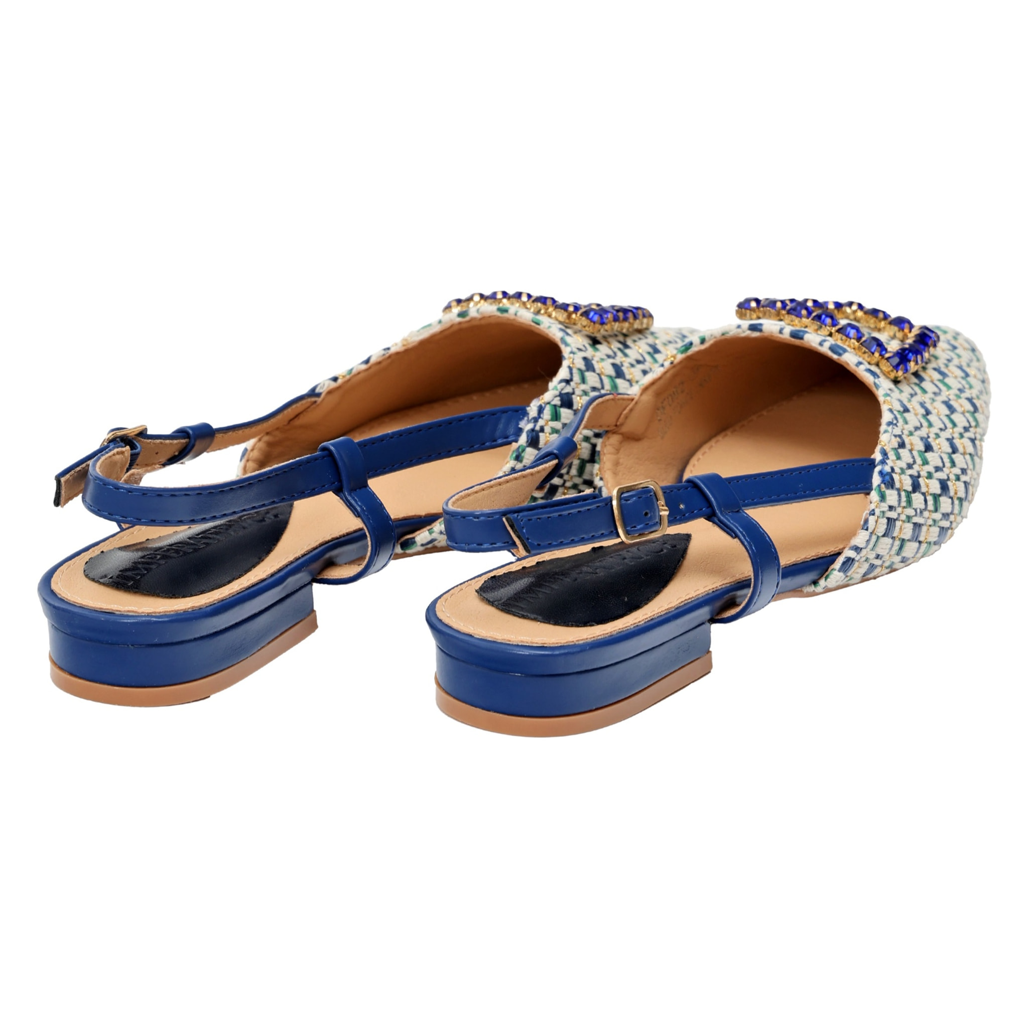 Sandali bassi - applicazione accessorio - tacco 2,5 cm