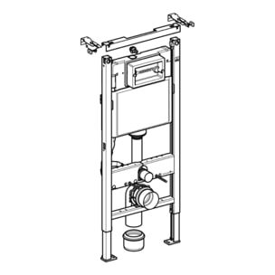 Duofix pack WC bâti-support + WC suspendu sans bride Ideal Standard avec abattant SoftClose + plaque (GEBTEBMA02-FR)