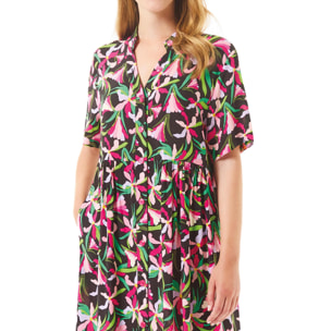 Vestido Cuello Abierto