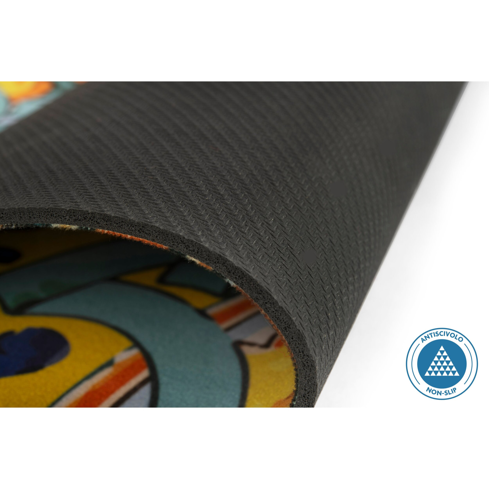 Tappeto da Bagno Soft Excelsa- Trinacria, Gomma Multicolore