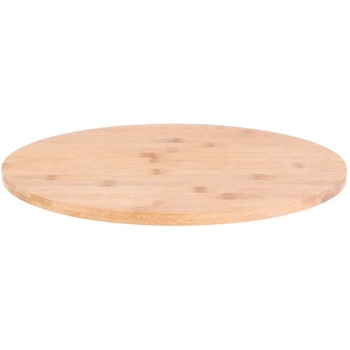Plateau COOK CONCEPT rond tournant en bambou M12 - 35cm