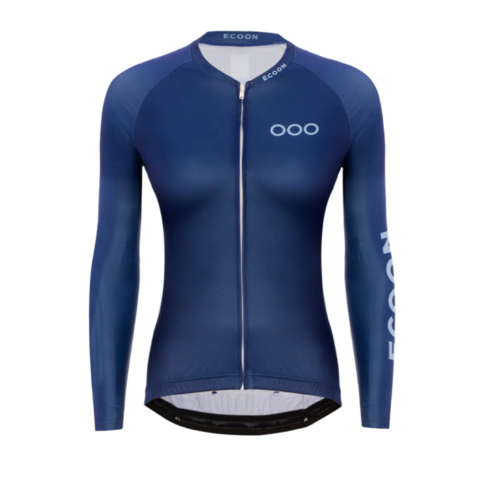 Maillot de manga larga ECOON modelo Tourmalet Women en color Azul