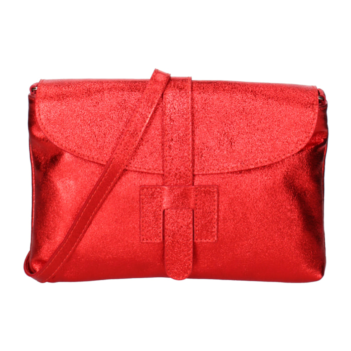 Pochette da donna In Vera pelle Made in Italy 26x19x3 cm