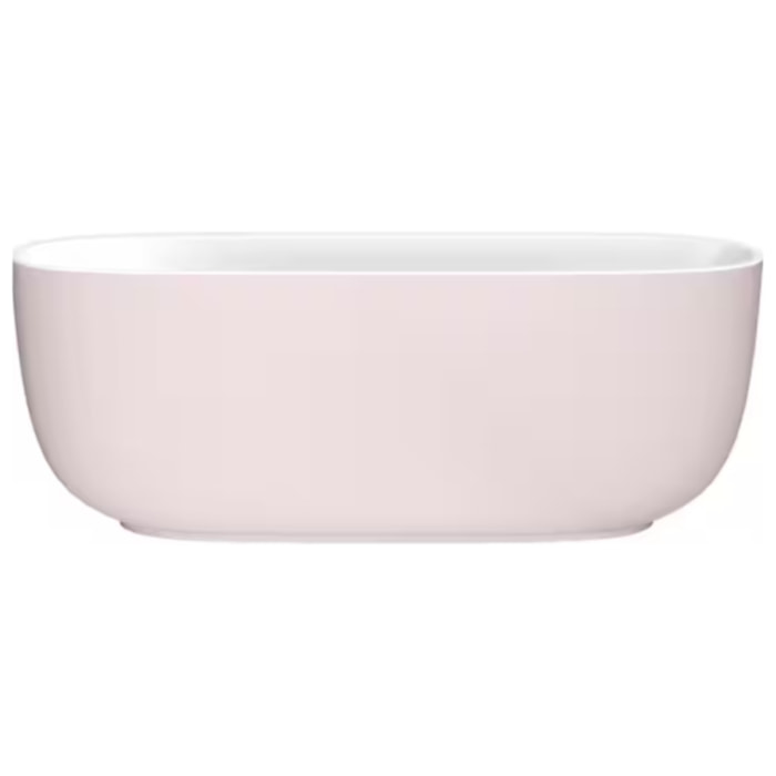 Baignoire îlot 170 x 80 cm Bastille Laque satinée Rose pâle