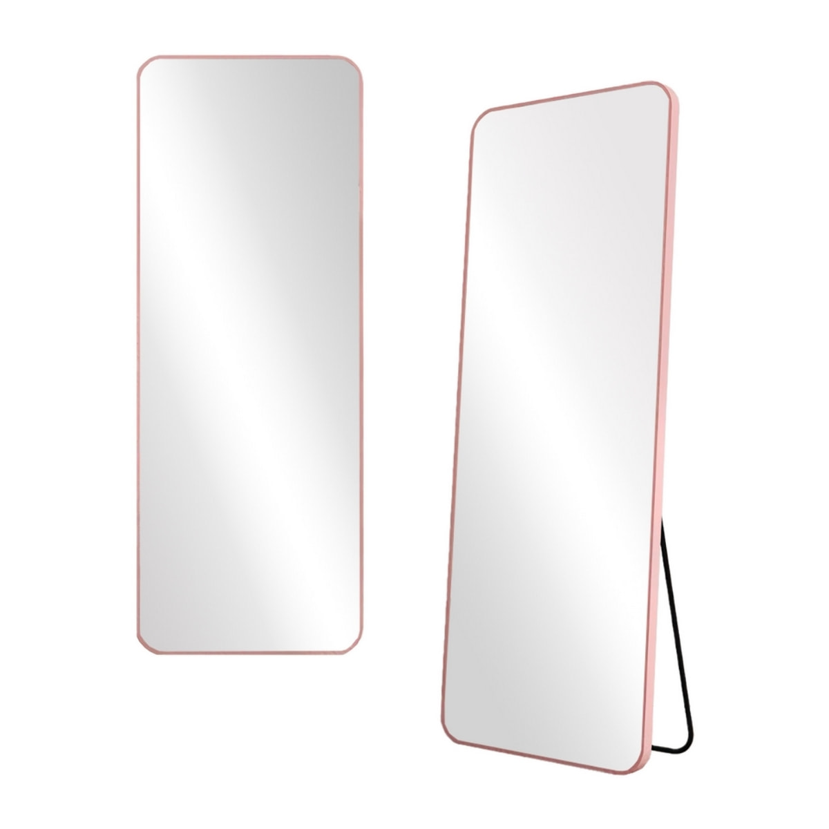 Specchio da terra o parete 50x160 cm con telaio oro rosa - Vichy