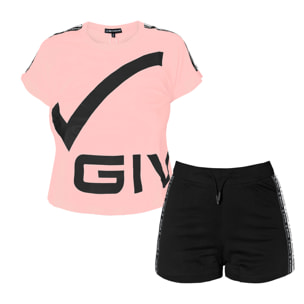 Completo Sportivo Donna GIVOVA Corto Cotone