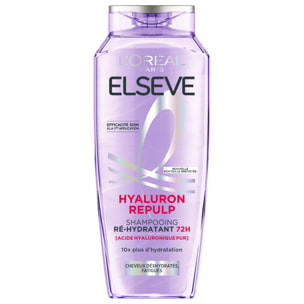 Lot de 12 - L'Oréal Paris Elseve Hyaluron Repulp Shampooing Ré-Hydratant 72H 250ml