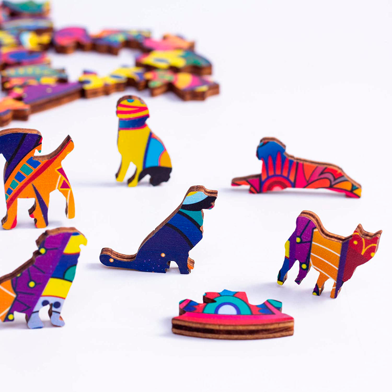 Puzle de Madera con diseño de Perro. 200 piezas.