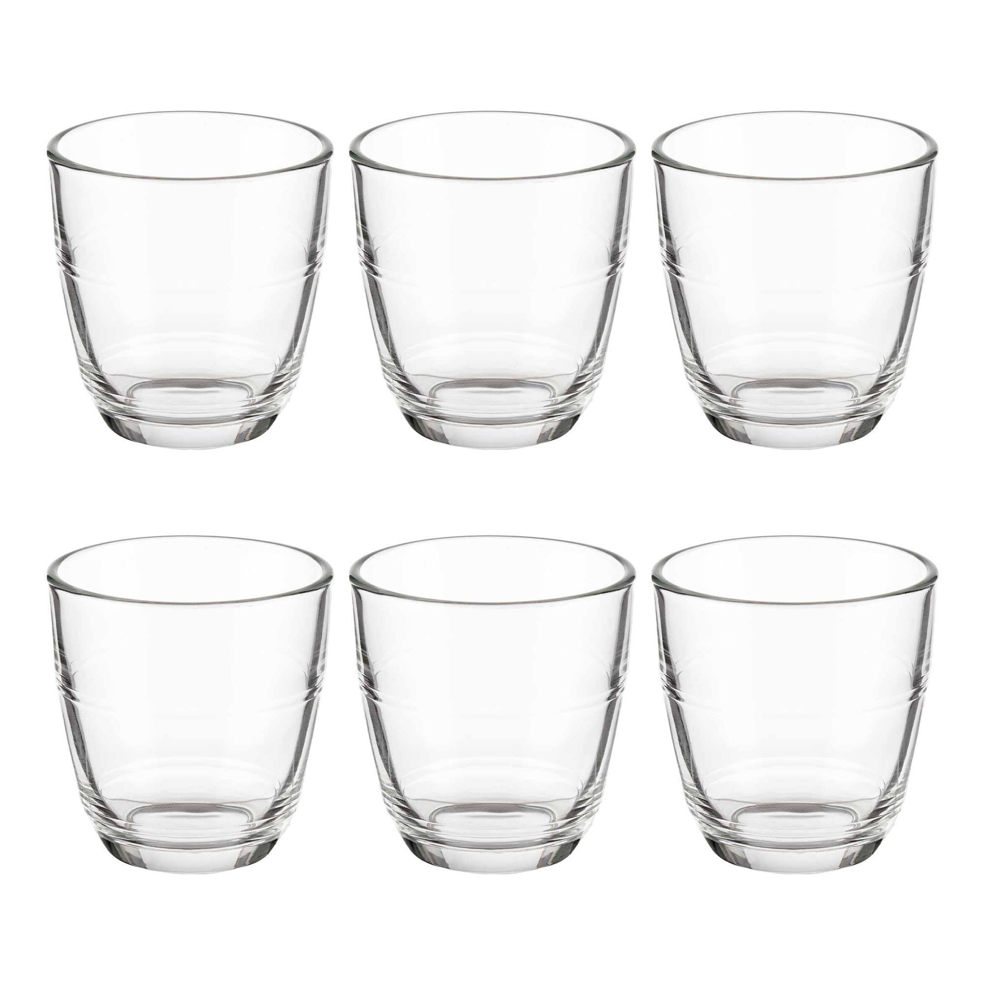 Set 6 vasos cortado 90ml colección vivalto