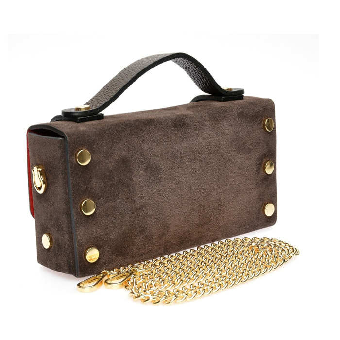 Borsa a mano Anna Luchini Marrone