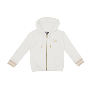 Sudadera con capucha y cremallera de niña Chic Boxing