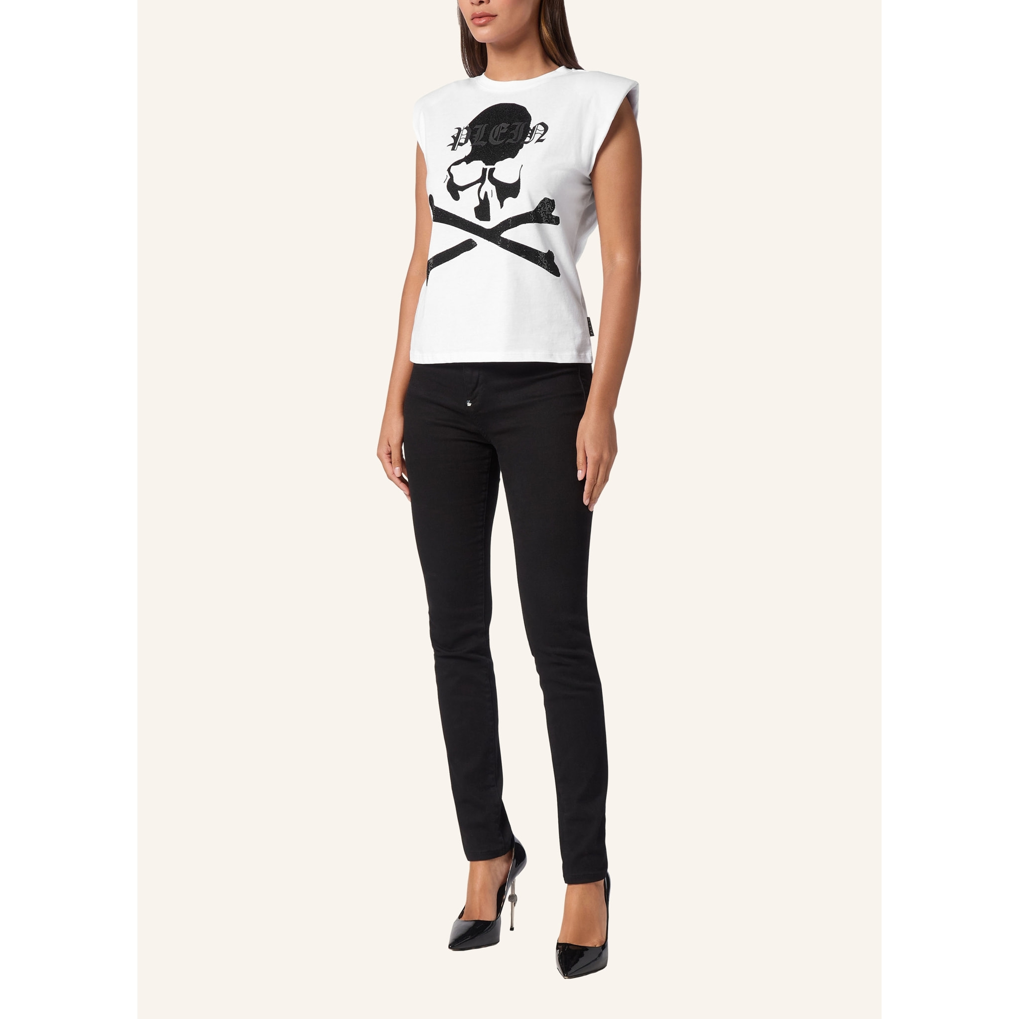 PHILIPP PLEIN Tank Top SKULL&BONES
