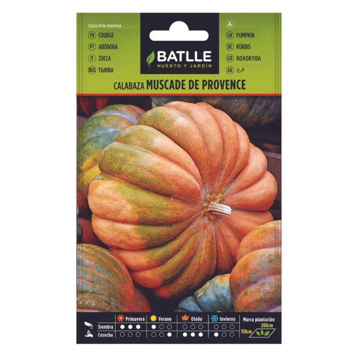 Semillas de Calabaza Muscade de Provence Batlle