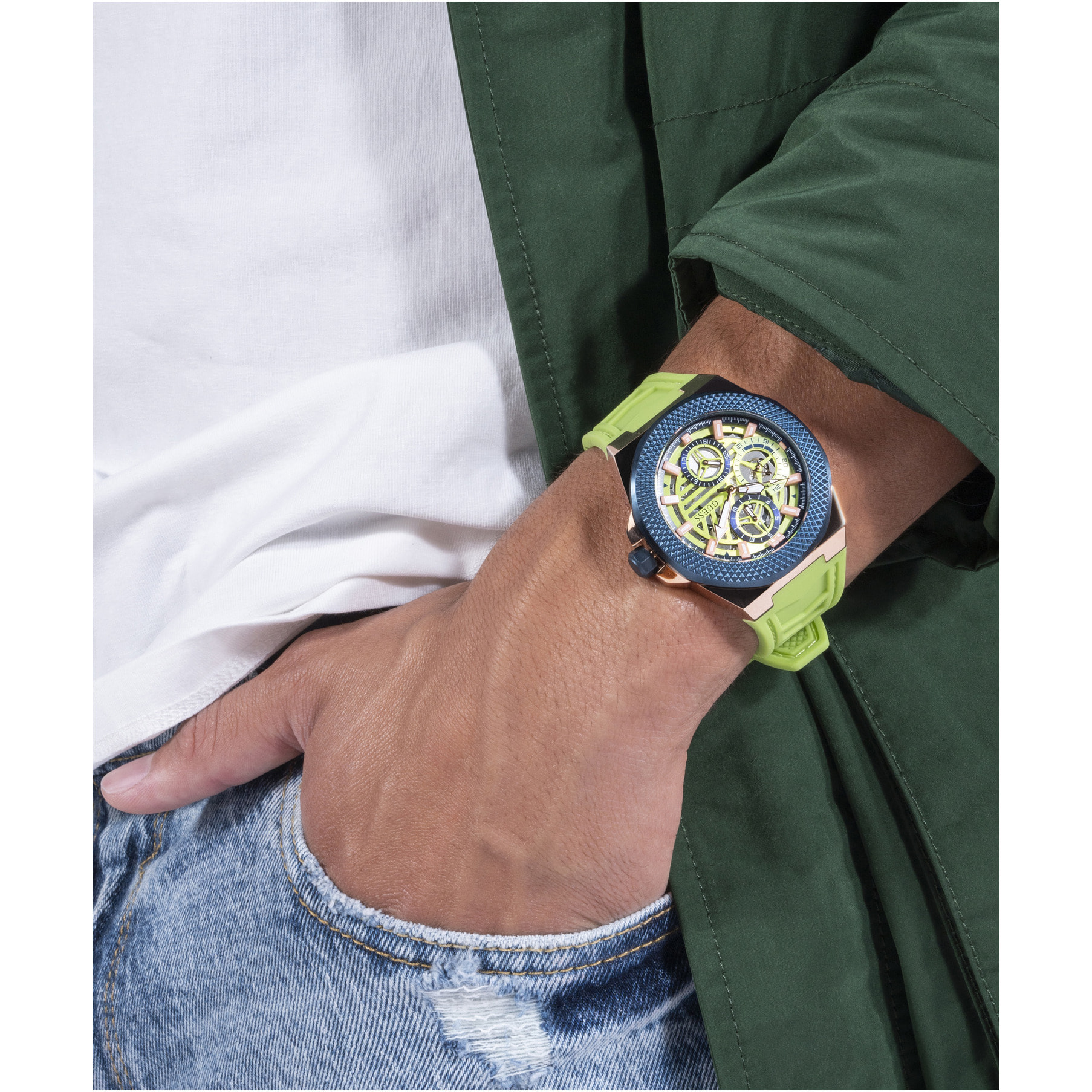 Guess Multi-Function Watch Front-Runner