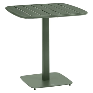 Table de jardin 2 places Alegoria 70x70cm vert laurier