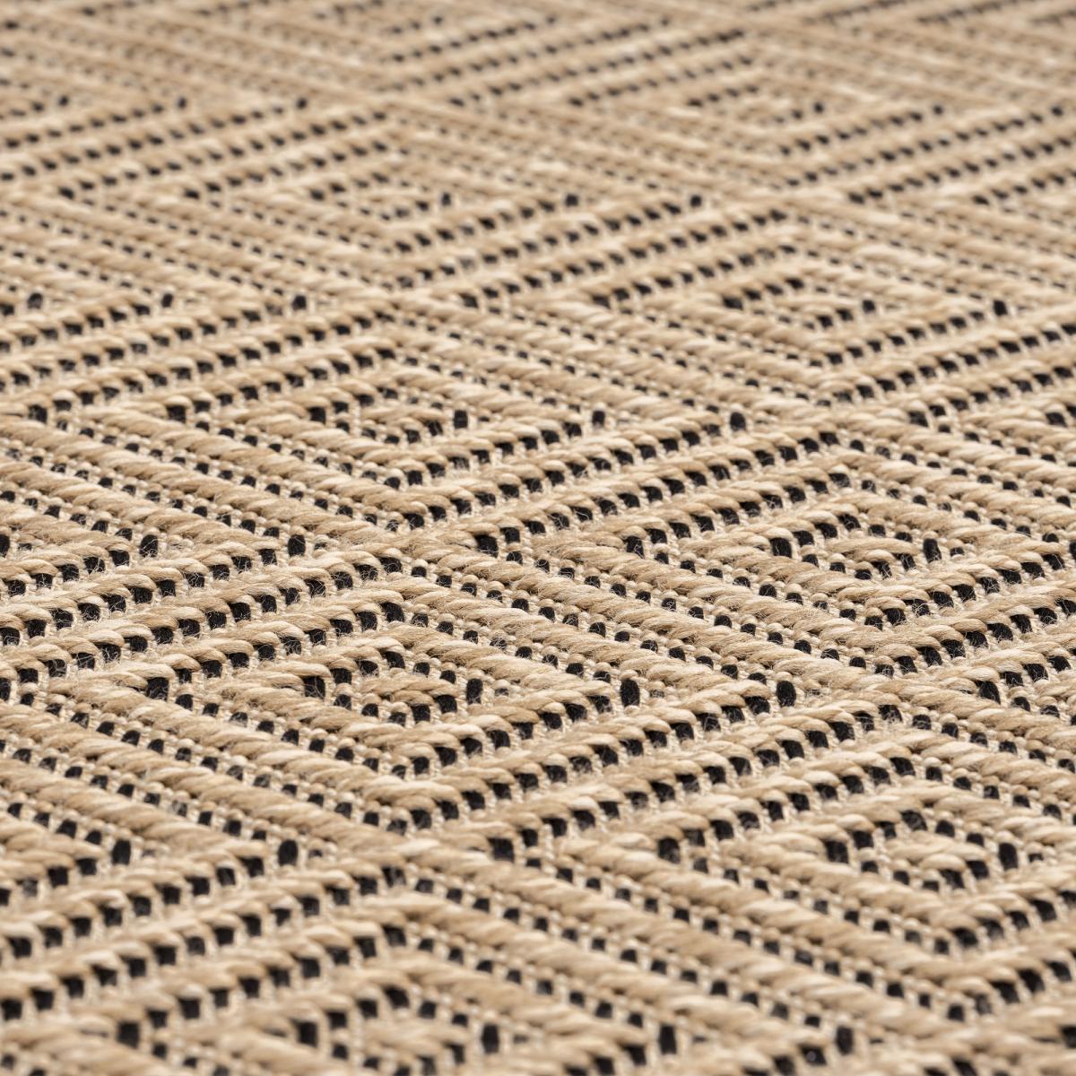 Tapis extérieur intérieur NOLAM aspect jute ton sur ton