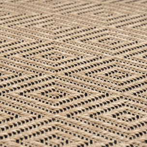Tapis extérieur intérieur NOLAM aspect jute ton sur ton
