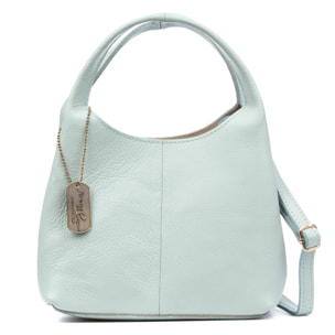 Barasso borsa a mano donna. Pelle autentica Dollaro.