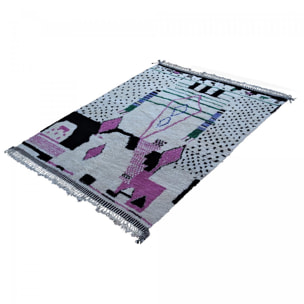 Authentique tapis berbère fait à la main en laine GALE