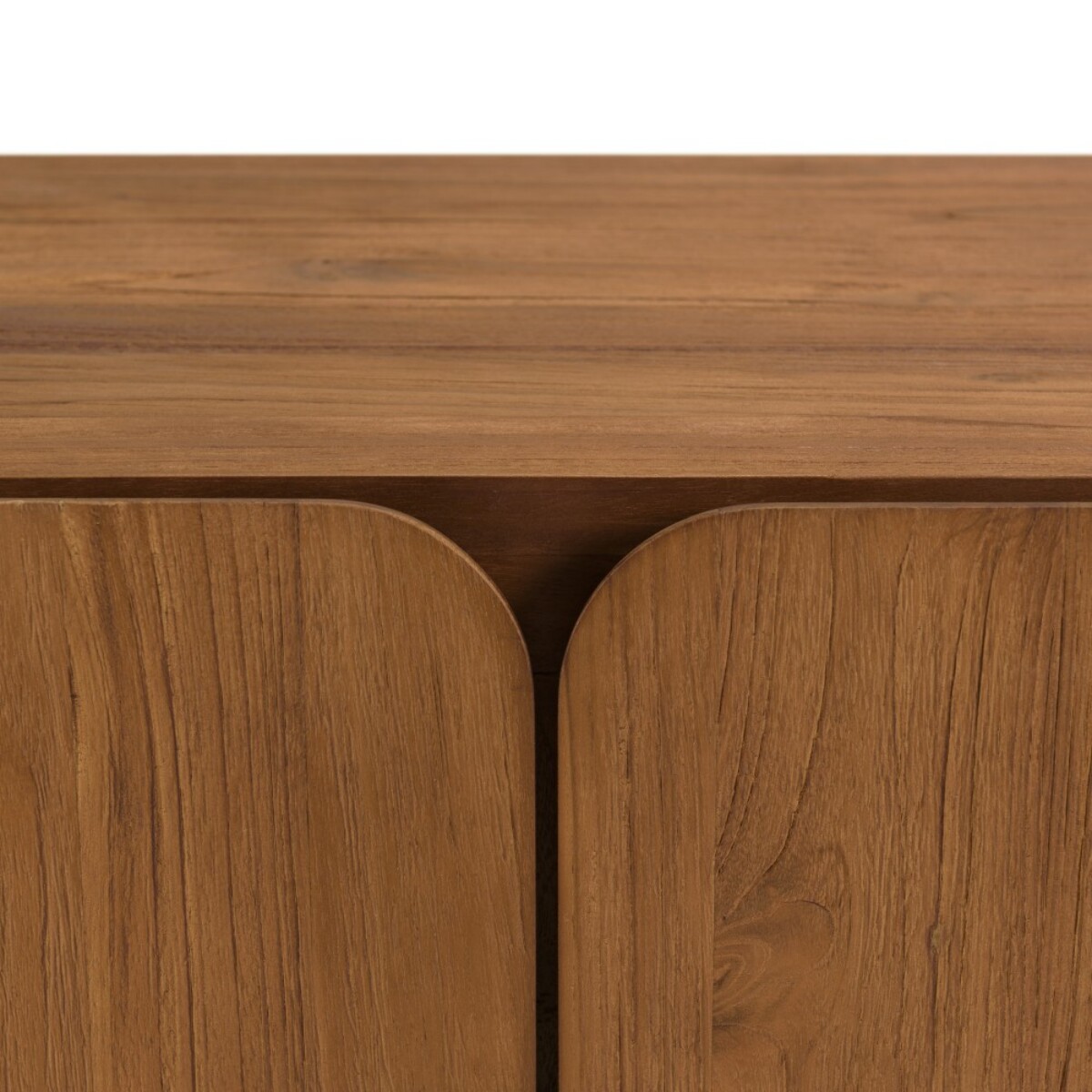 SIXTINE - Buffet 3 portes 120x40cm en bois de teck recyclé