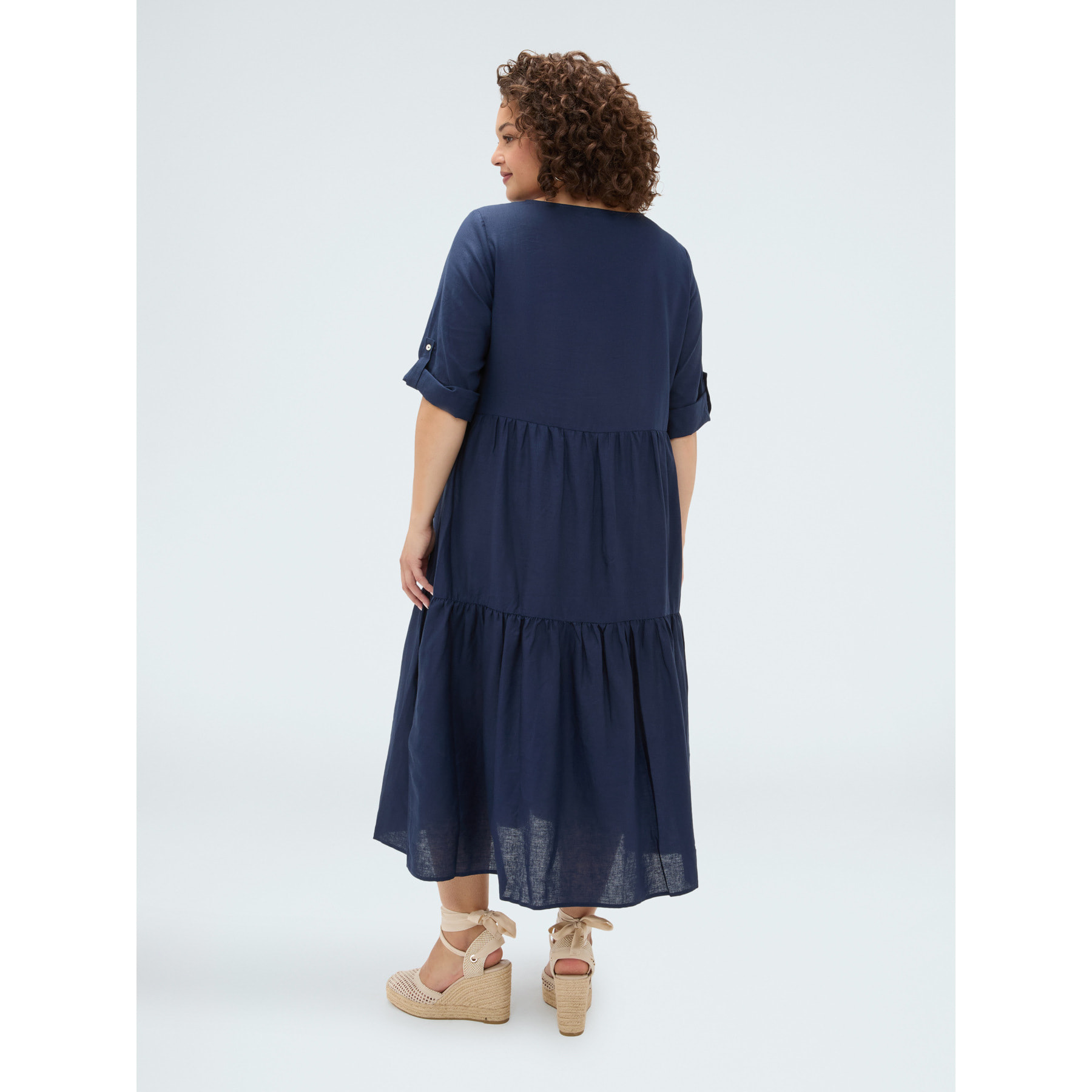 Fiorella Rubino - Vestito Smile con maniche corte - Blu