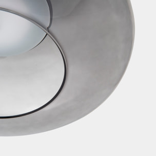 LEDS C4 Plat - Lámpara Colgante de Techo LED 13W Regulable 2700K/3000K/4000K Fumé