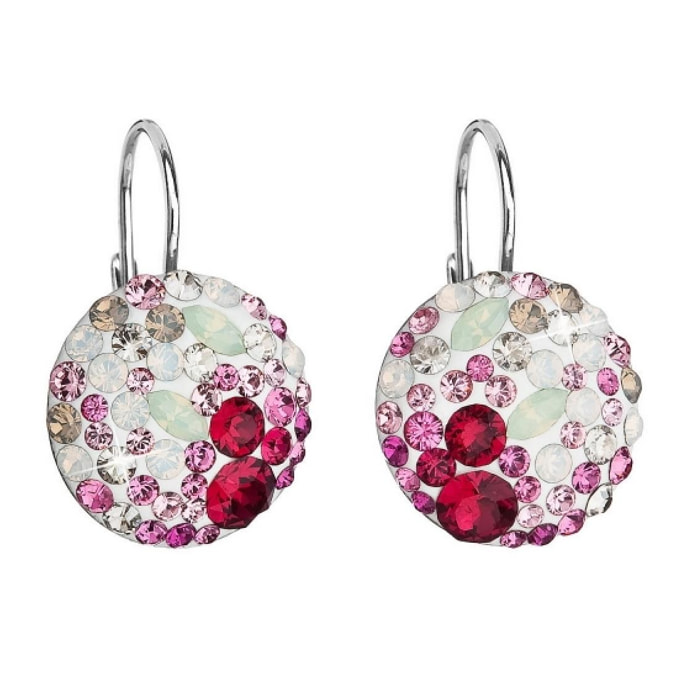 Pendientes Round Brillantin adornado con cristales de Swarovski