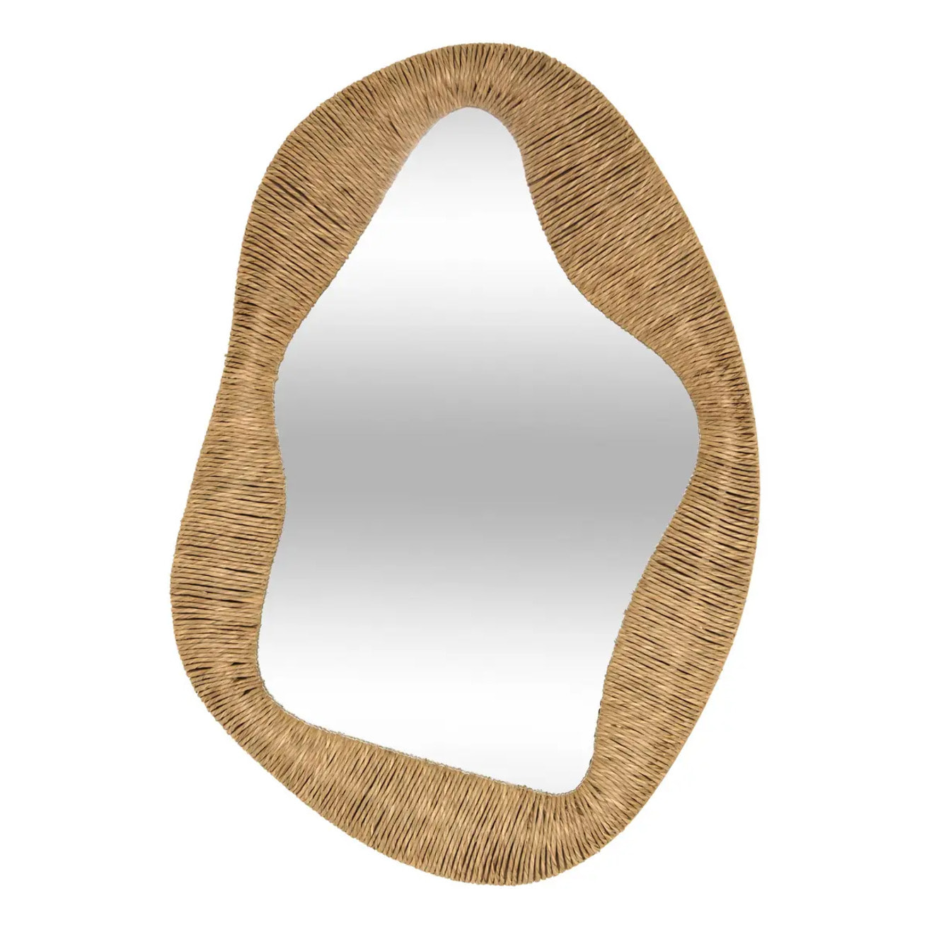 Miroir Sanoa ovale 4,5x96,5cm beige