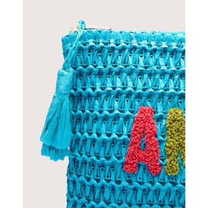 Bolso de mano azul - Monamour