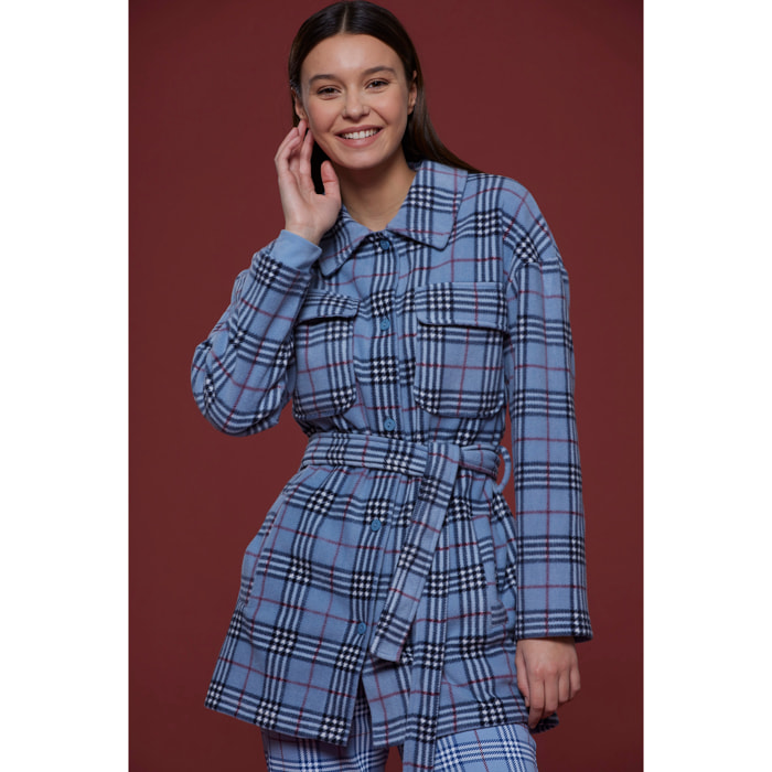 Vestaglia donna micropile berry Noidinotte