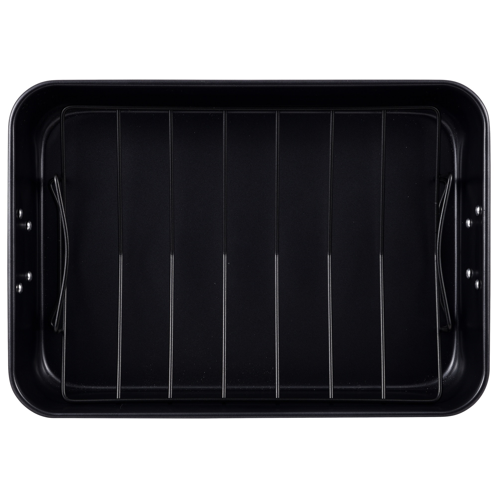 Molde horno 40x28x8cm acero al carbono c/rejilla origen