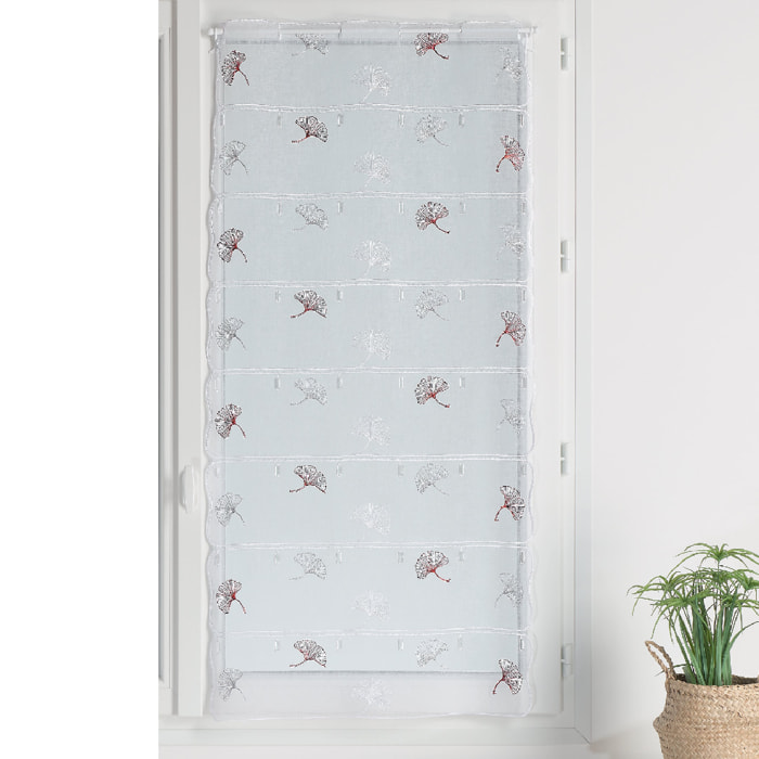 Modulable en voile fantaisie brodé - Terracotta